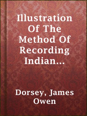 cover image of Illustration Of The Method Of Recording Indian Languages